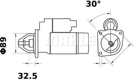 Mahle Original MS 299 Starter