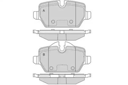 ETF 12-1585 Brake pads