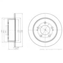 Delphi BG4220 Brake disc