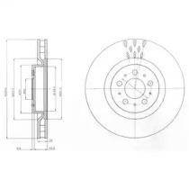 Delphi BG4305C Brake disc