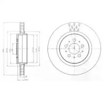 Delphi BG4306 Диск гальмівний Delphi BG4306 Диск гальмівний
