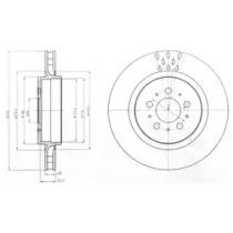 Delphi BG4306C Brake disc