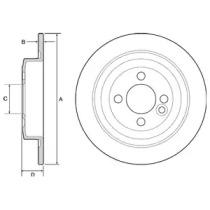 Delphi BG4560C Brake disc Delphi BG4560C Brake disc