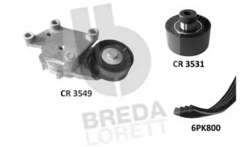 Breda Lorett KCA0030 Ремінь поліклиновий Breda Lorett KCA0030 Ремінь поліклиновий
