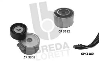 Breda Lorett KCA0033 Ремінь поліклиновий Breda Lorett KCA0033 Ремінь поліклиновий