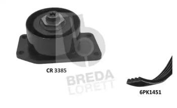 Breda Lorett KCA0064 Ремінь поліклиновий Breda Lorett KCA0064 Ремінь поліклиновий