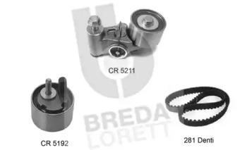 Breda Lorett KCD0188 Ремінь ГРМ комплект Breda Lorett KCD0188 Ремінь ГРМ комплект