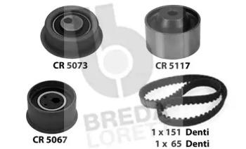 Breda Lorett KCD0298 Ремінь ГРМ комплект Breda Lorett KCD0298 Ремінь ГРМ комплект