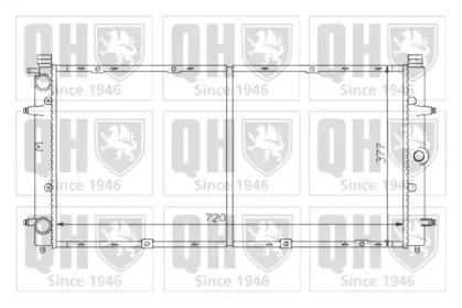 Quinton Hazell QER1421 Радіатор охолодження двигуна Quinton Hazell QER1421 Радіатор охолодження двигуна