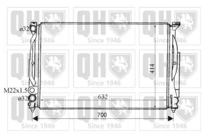 Quinton Hazell QER1567 Радіатор Quinton Hazell QER1567 Радіатор