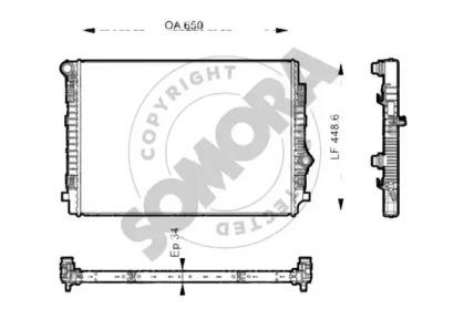 Somora 351240C Радіатор Somora 351240C Радіатор
