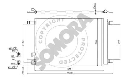 Somora 351260 Конденсер Somora 351260 Конденсер