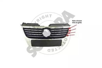 Somora 352407A Grille assy radiator