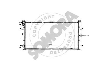 Somora 354040 Радіатор охолодження двигуна Somora 354040 Радіатор охолодження двигуна