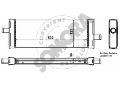 Somora 358744 Радіатор охолодження двигуна Somora 358744 Радіатор охолодження двигуна