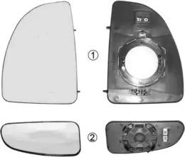 Van Wezel 1747837 Outer mirror glass