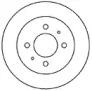 Mapco 25540 Brake disc Mapco 25540 Brake disc