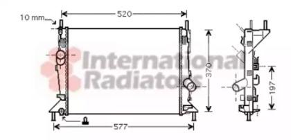 Van Wezel 18002368 Радіатор охолодження двигуна
