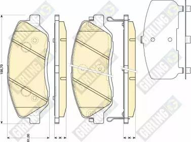 Girling 6134189 Brake pads Girling 6134189 Brake pads
