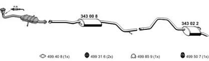 Ernst 030099 Глушник вихлопних газів кінцевий Ernst 030099 Глушник вихлопних газів кінцевий