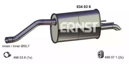 Ernst 034036 Shock absorber assy Ernst 034036 Shock absorber assy