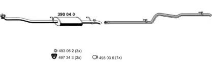Ernst 040475 Середній глушник вихлопних газів Ernst 040475 Середній глушник вихлопних газів