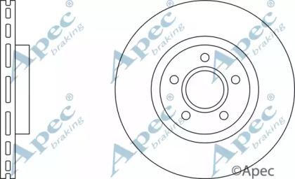 Apec Braking DSK2210 Диск гальмівний