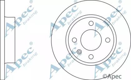Apec Braking DSK247 Brake disc