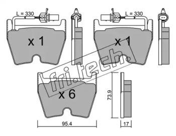 Fri.Tech. 1067.0 Brake pads Fri.Tech. 1067.0 Brake pads
