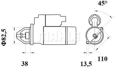 Mahle Original MS 723 Starter Mahle Original MS 723 Starter