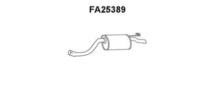 Veneporte FA25389 Глушник вихлопних газів кінцевий Veneporte FA25389 Глушник вихлопних газів кінцевий