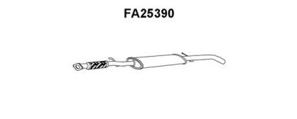 Veneporte FA25390 Muffler assy front