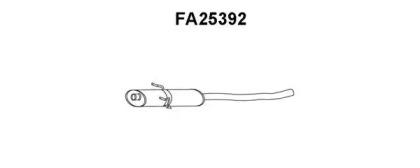 Veneporte FA25392 Muffler assy front