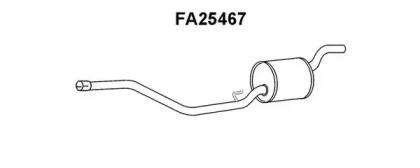 Veneporte FA25467 Середній глушник вихлопних газів Veneporte FA25467 Середній глушник вихлопних газів