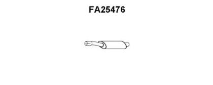 Veneporte FA25476 Muffler assy front