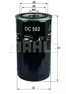 Mahle Original OC502 Фільтр масляний Mahle Original OC502 Фільтр масляний