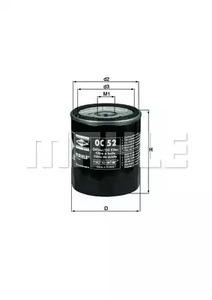 Mahle Original OC 52 Oil filter Mahle Original OC 52 Oil filter