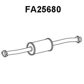 Veneporte FA25680 Muffler assy front Veneporte FA25680 Muffler assy front