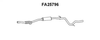 Veneporte FA25796 Muffler assy front Veneporte FA25796 Muffler assy front