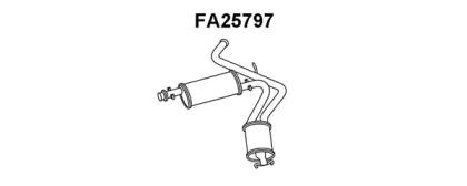 Veneporte FA25797 Глушник вихлопних газів кінцевий Veneporte FA25797 Глушник вихлопних газів кінцевий