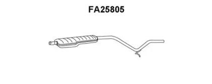 Veneporte FA25805 Muffler assy front