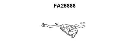 Veneporte FA25888 Muffler assy front