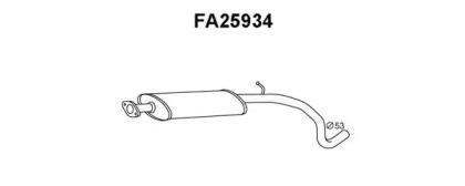 Veneporte FA25934 Muffler assy front