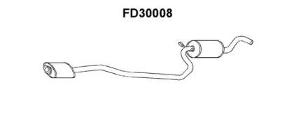 Veneporte FD30008 Середній глушник вихлопних газів Veneporte FD30008 Середній глушник вихлопних газів