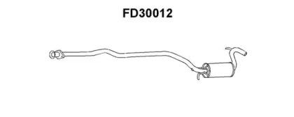 Veneporte FD30012 Muffler assy front Veneporte FD30012 Muffler assy front