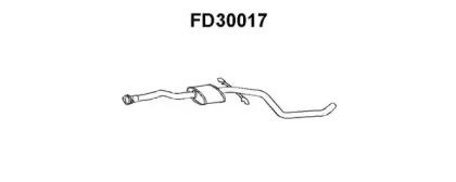 Veneporte FD30017 Muffler assy front Veneporte FD30017 Muffler assy front