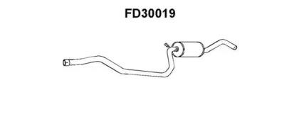 Veneporte FD30019 Muffler assy front Veneporte FD30019 Muffler assy front