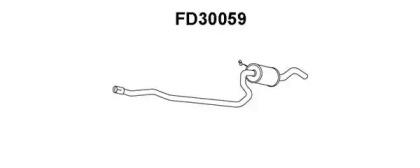 Veneporte FD30059 Muffler assy front