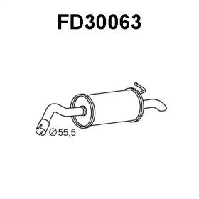 Veneporte FD30063 Глушитель выхлопных газов конечный Veneporte FD30063 Глушитель выхлопных газов конечный