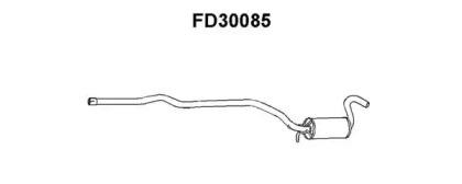 Veneporte FD30085 Muffler assy front Veneporte FD30085 Muffler assy front